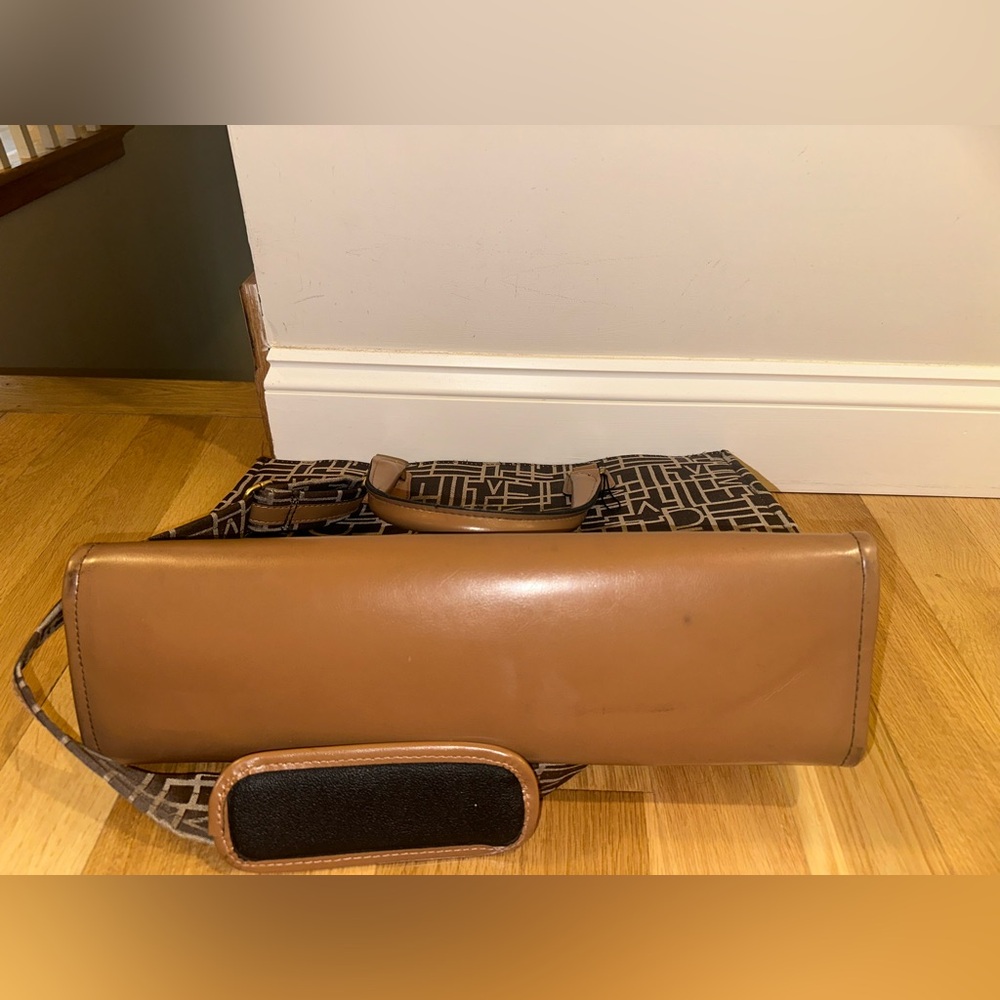 DIANE VON FURSTENBERG Canvas Top Handle Bag - Picture 9 of 9